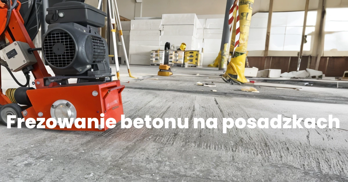 Frezowanie betonu na posadzkach Frezowanie betonu na posadzkach
