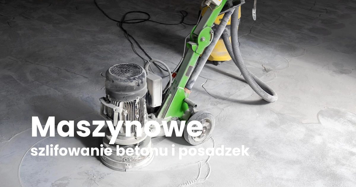 Maszynowe szlifowanie betonu